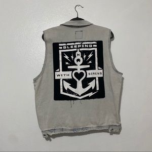 Sleeping with sirens denim jacket